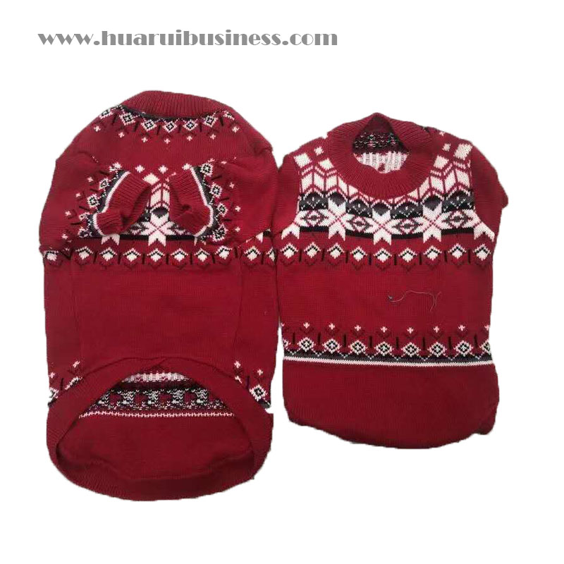 ニット犬のセーター、犬のクリスマスのセーター、ペット冬ニットウェア暖かい服、アクリルニートペット服